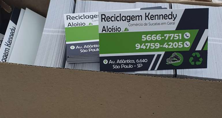 Cartão de Visita sem Verniz