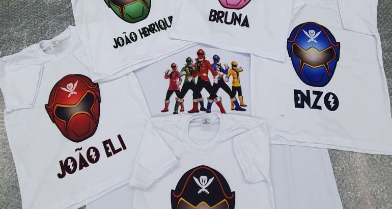 Camiseta Power Ranger