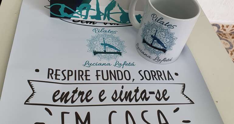 Banner, Calendário e Caneca
