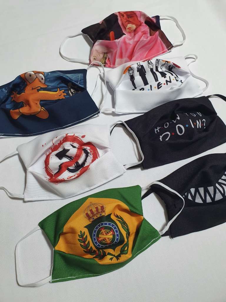 Máscara de Tecido Personalizada ou Estampada