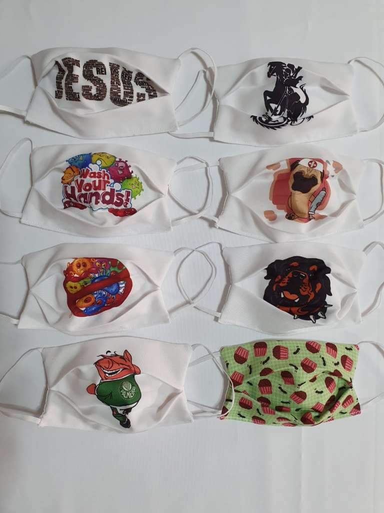 Máscara de Tecido Personalizada ou Estampada