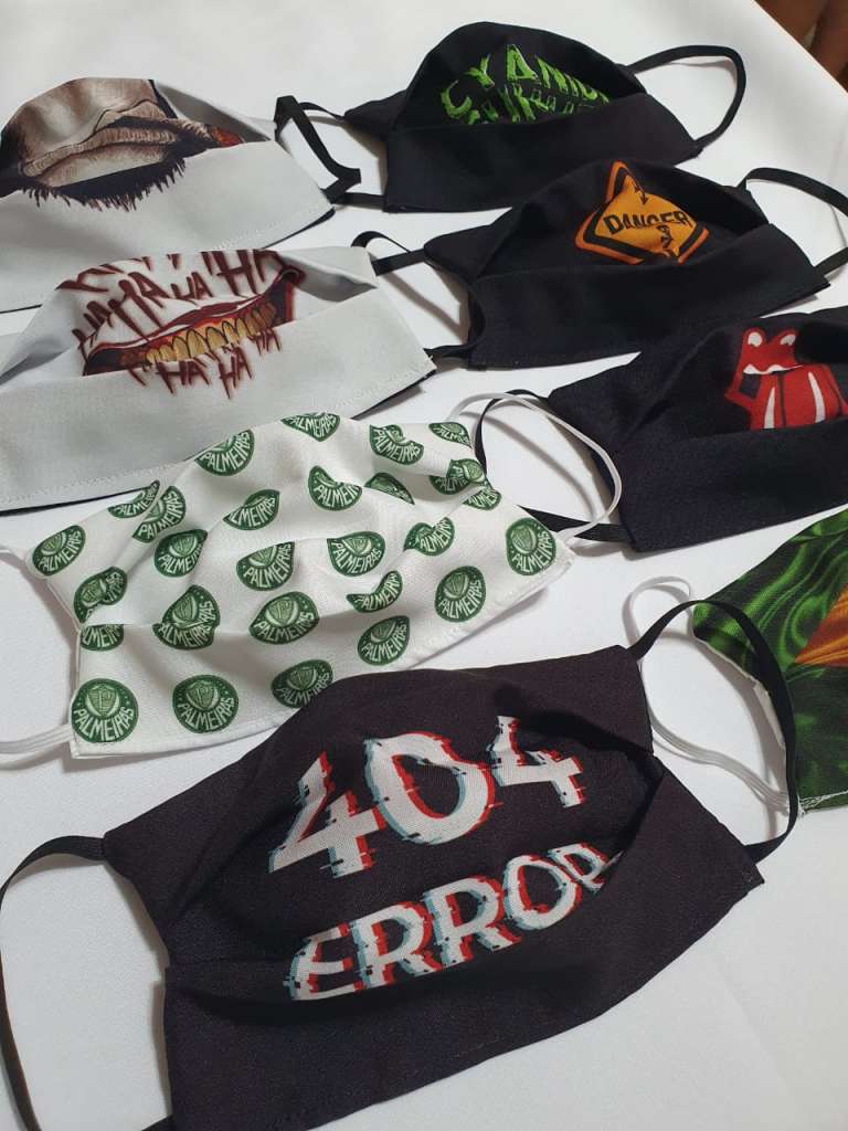 Máscara de Tecido Personalizada ou Estampada