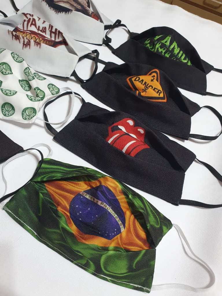 Máscara de Tecido Personalizada ou Estampada