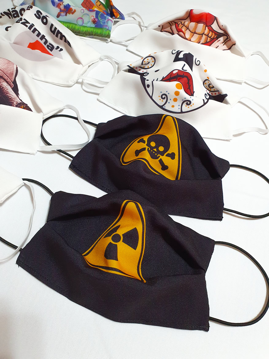 Máscara de Tecido Personalizada ou Estampada